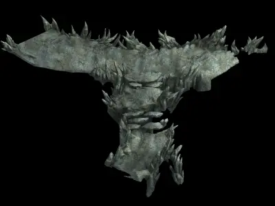 Demon Palace - mountain gravel 10 3D model