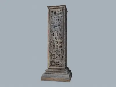 monolith Low-poly 3D model