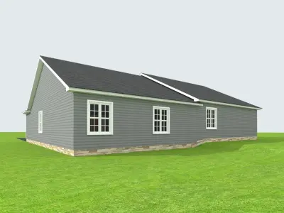 Cape Cod House 7 3D model