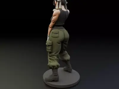 Chun-Li - Street Fighter  3D print model