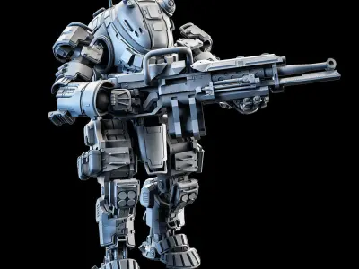 Titanfall Ogre 100mm 3D print model