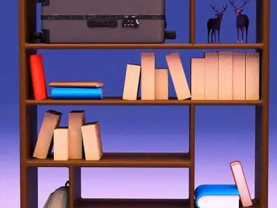 study room Free 3D model