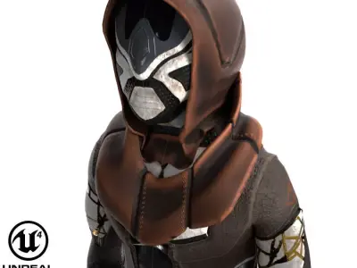 Scifi Character PBR 3D model