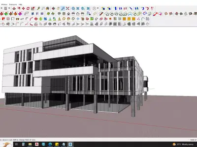 OFFICE BUILDING 3D MODEL 3D model