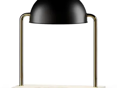 Art Deco Dome Lamp by JONATHAN Y 3D model