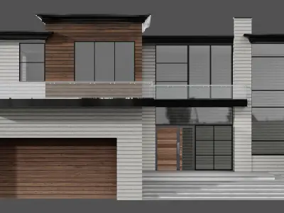 MODERN HOUSE NO18 A 3D model