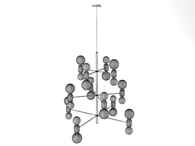 Aballs Chandelier 3D model