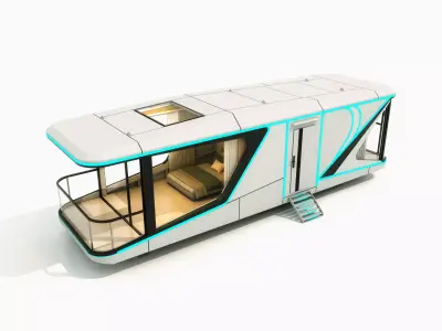 Spacecraft Homestay 3D model