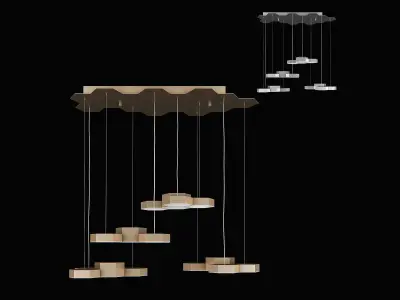 75026x Favo Lightstar Hanging Lamp 3D model