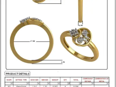 Light weight rings  3D print model