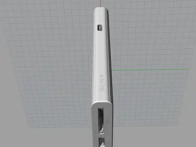 Sony MRW-S3  White Low-poly 3D model