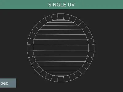 South Korea sewer lid Low-poly 3D model