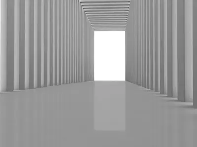 Empty Tunnel 3D model