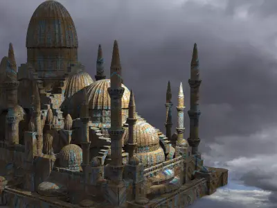 Islamic Golden Age Architecture 2 3D model