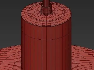 Sculptural Glass Globe 7 Light 3D model purchase