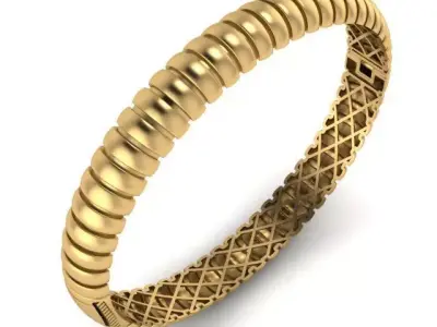 gold bracelet 3D print model purchase