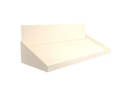 Product Display Stand Cardboard v3 003 Low-poly 3D model