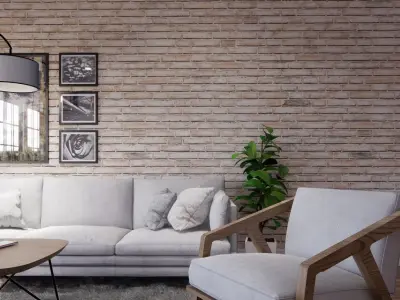 Living Room Set 3D model get