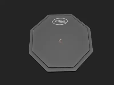 Pad Drum Low-poly 3D model