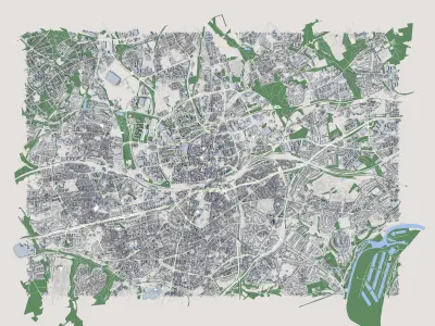 Essen City Germany 3D model