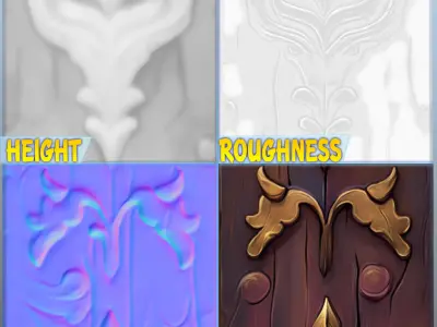  Stylized Wood Seamless Texture Texture shop
