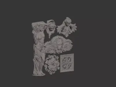 European classical style decoration Texture