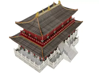 Imperial Palace Hall 3D model