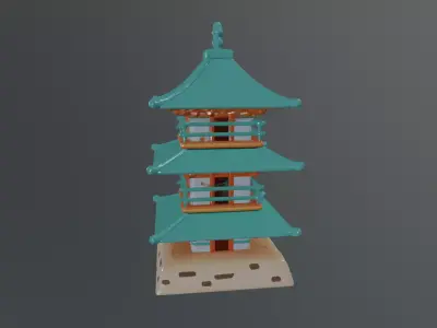 shogun japan props 3D model