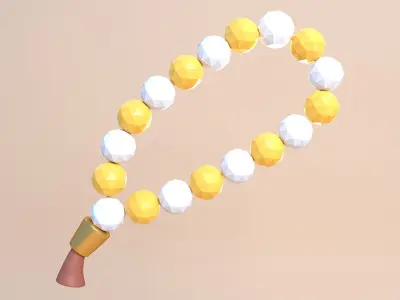 Eid Fitr Asset Illustration 3D model