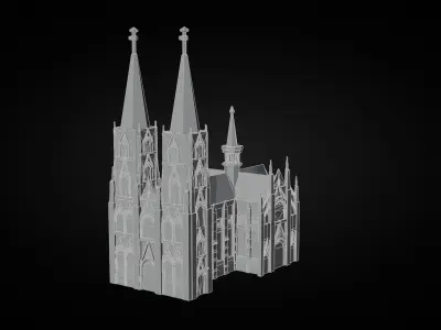 Cathedral Pack Low-poly 3D model