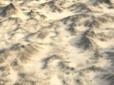 Landscape 137 Low-poly 3D model