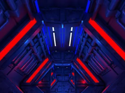 Sci Fi Corridor 3D model