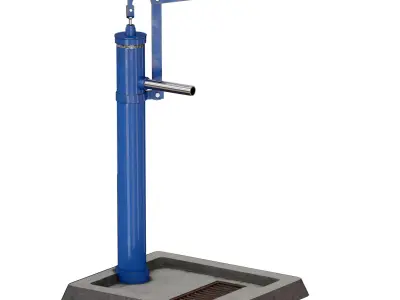 Outdoor water column 3D model