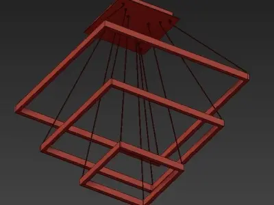 Quad Pendant 3D model