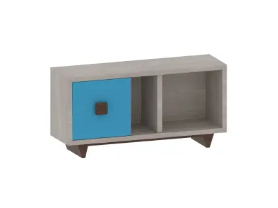 Modular TV stand Low-poly 3D model