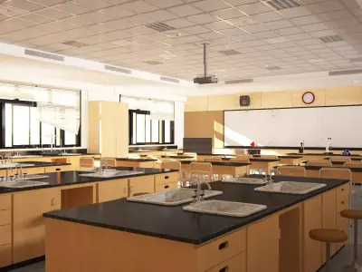 Laboratory Classroom 3D model