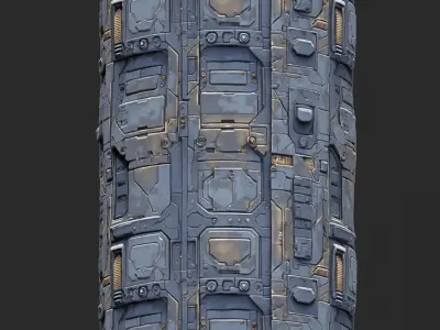 Sci-FI Seamless Texture  Texture