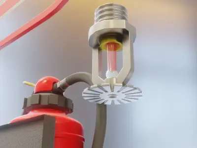 Fire Protection Kit 3D model