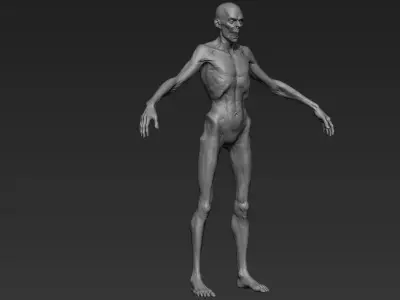 Zombie Zbrush Sculpt 3D model