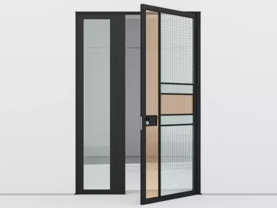 Aluminium door 247 3D model