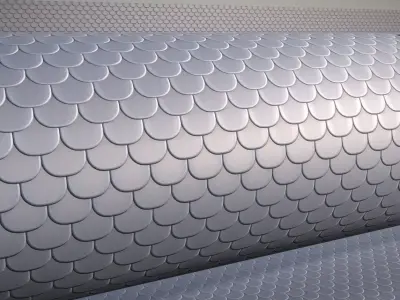 Roof Tiles 1 Texture Set 31 Low-poly 3D model