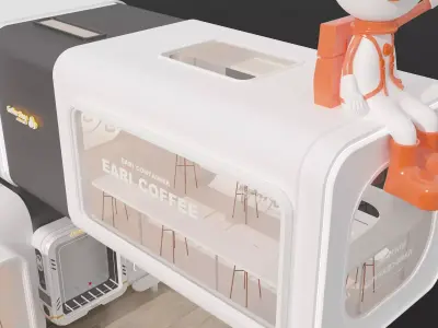 Container Kiosk 3D model