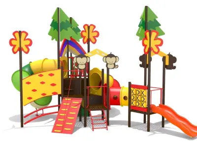 Tree Playground 3D model