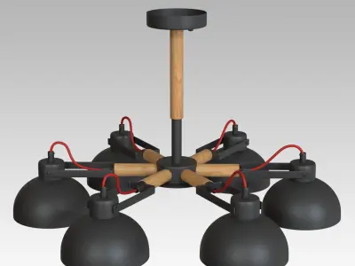 Ceiling chandelier Forest 693010706 3D model