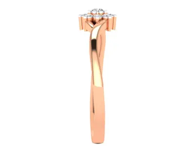  Women Ring Render 3dm STL MTL SLC JCD OBJ FBX Details 3D print model 40