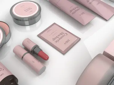 Make Up and Skincare 3D model