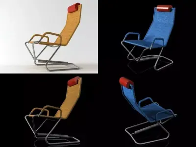 D 36 Hover Lounge Chair 3D model