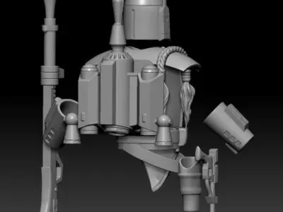 Boba Fett Holiday Special One12 Scale Armor STL Files 3D print model