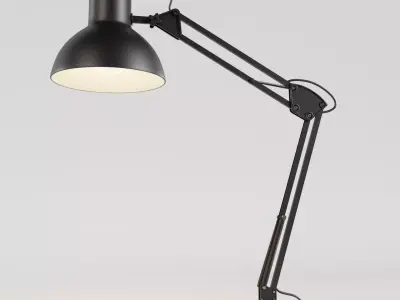 Industrial Standing Lamp 3D model