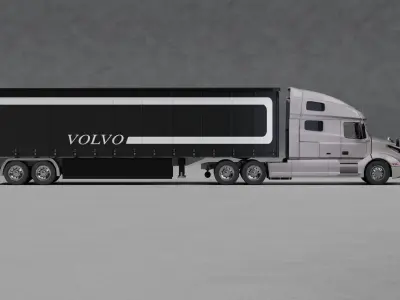 Volvo VNL 760 Truck High-Quality 3D Model 3D model